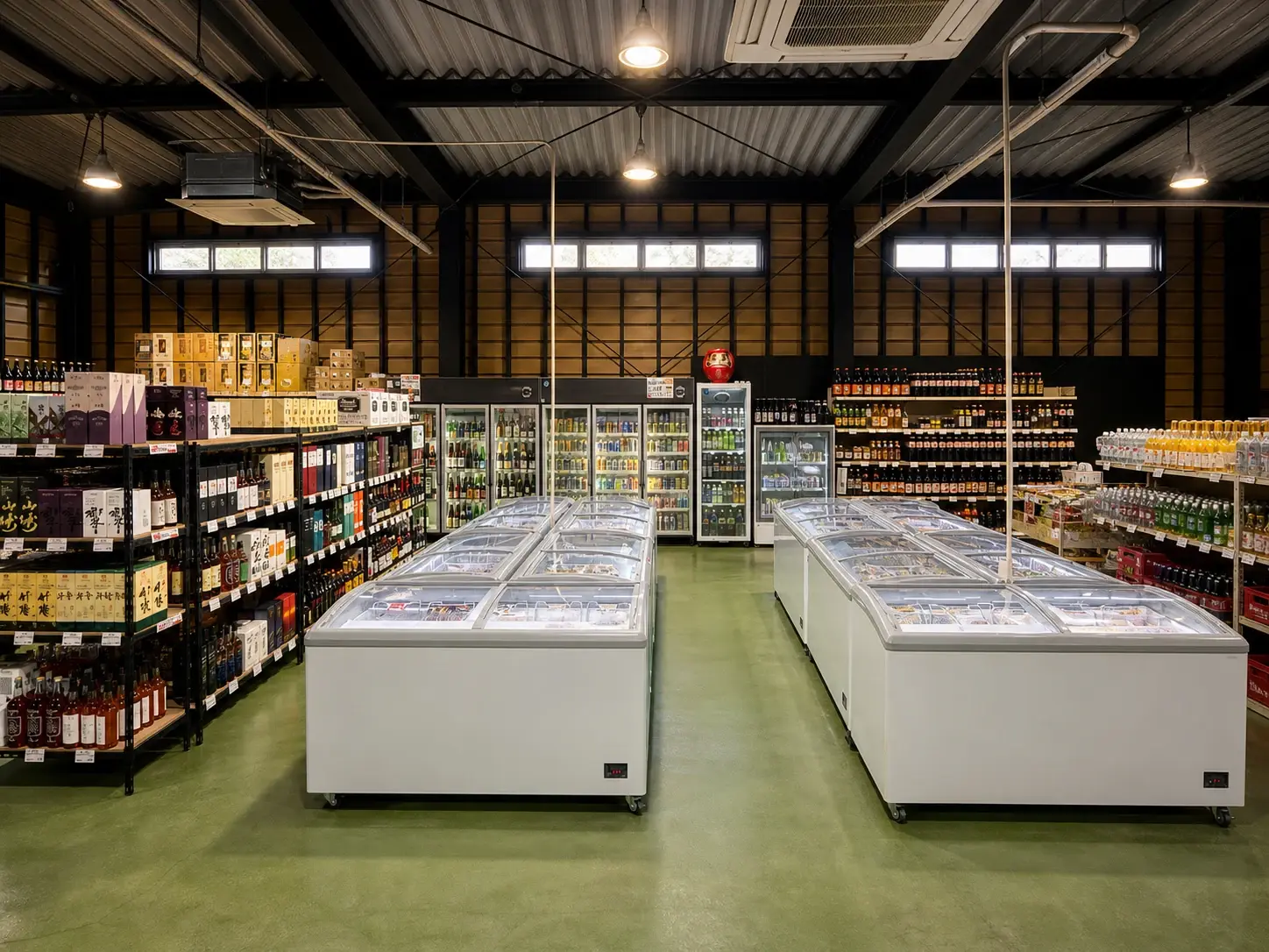 福岡・大野城のマルタマセレクト売場に並ぶ冷凍食品